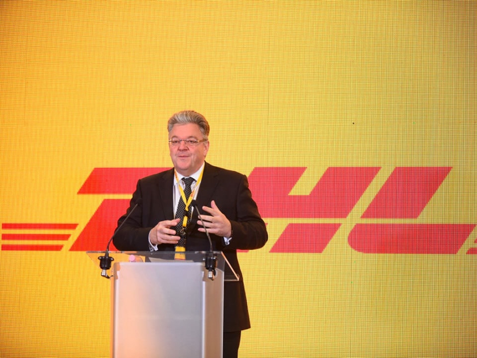 John Pearson a DHL nyitóünnepségen