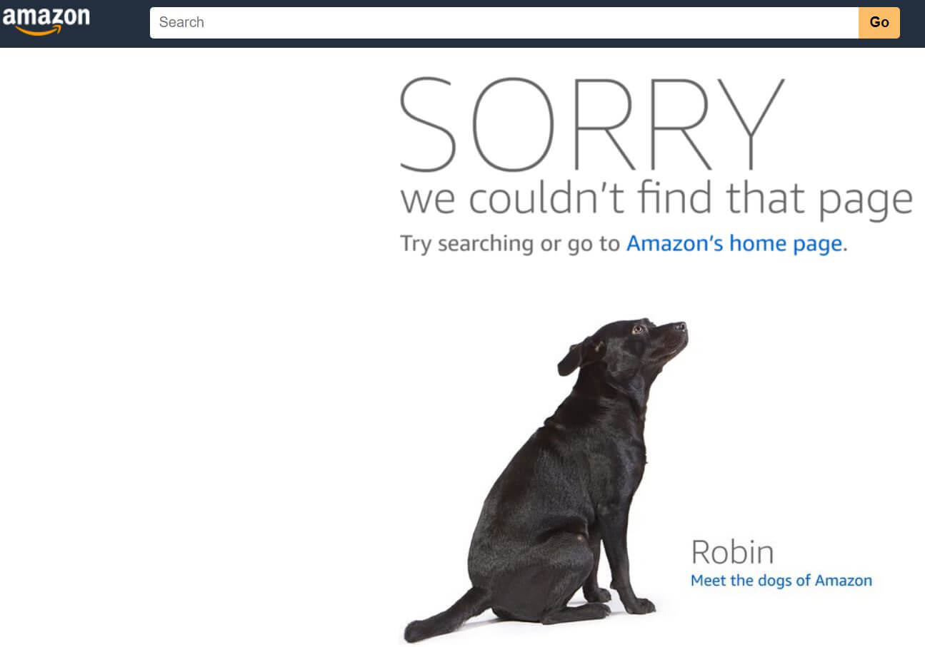 amazon 404 error