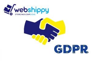 webshippy és gdpr